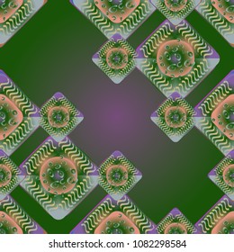 Abstract color seamless pattern for new background.