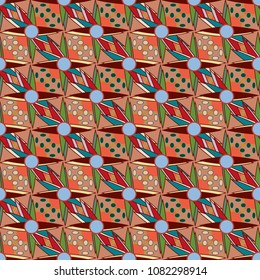 Abstract color seamless pattern for new background.