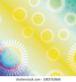Abstract color seamless pattern for new background.