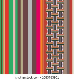 Abstract color seamless pattern for new background.