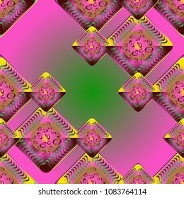 Abstract color seamless pattern for new background.
