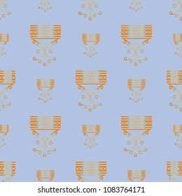 Abstract color seamless pattern for new background.