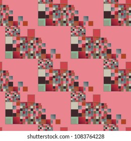 Abstract color seamless pattern for new background.