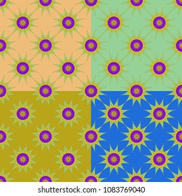 Abstract color seamless pattern for new background.