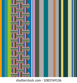 Abstract color seamless pattern for new background.