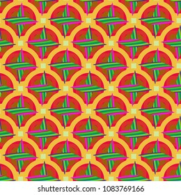 Abstract color seamless pattern for new background.