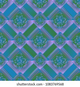 Abstract color seamless pattern for new background.