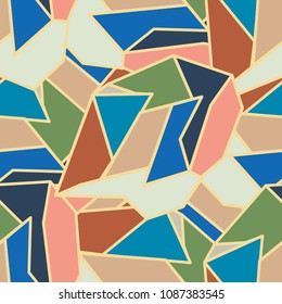 Abstract color seamless pattern for new background.