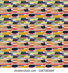 Abstract color seamless pattern for new background.