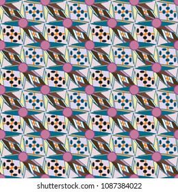 Abstract color seamless pattern for new background.