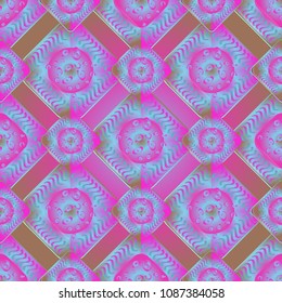 Abstract color seamless pattern for new background.