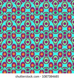 Abstract color seamless pattern for new background.