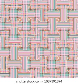 Abstract color seamless pattern for new background.