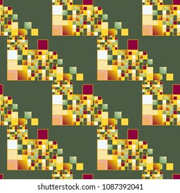 Abstract color seamless pattern for new background.