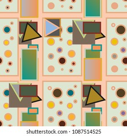 Abstract color seamless pattern for new background.