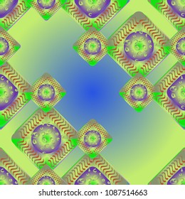 Abstract color seamless pattern for new background.