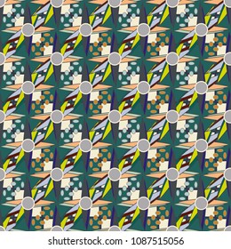 Abstract color seamless pattern for new background.
