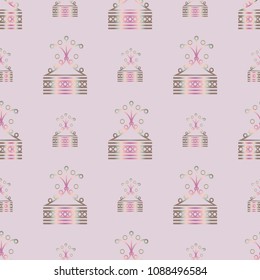 Abstract color seamless pattern for new background.