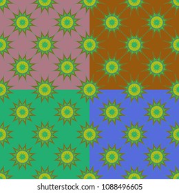 Abstract color seamless pattern for new background.