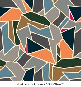 Abstract color seamless pattern for new background.