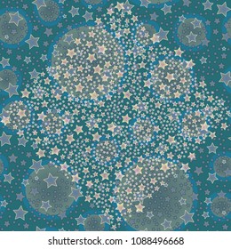 Abstract color seamless pattern for new background.