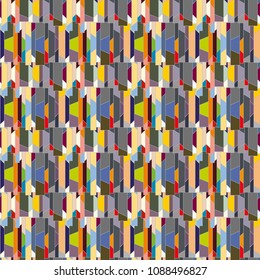 Abstract color seamless pattern for new background.