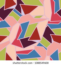 Abstract color seamless pattern for new background.