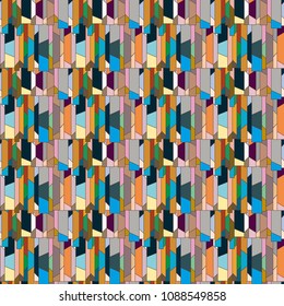 Abstract color seamless pattern for new background.