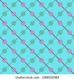 Abstract color seamless pattern for new background.
