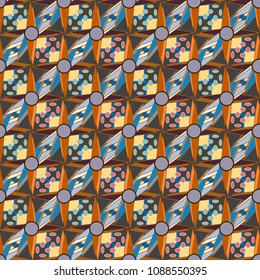 Abstract color seamless pattern for new background.