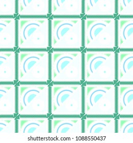 Abstract color seamless pattern for new background.