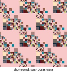 Abstract color seamless pattern for new background.