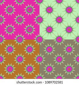 Abstract color seamless pattern for new background.