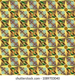 Abstract color seamless pattern for new background.