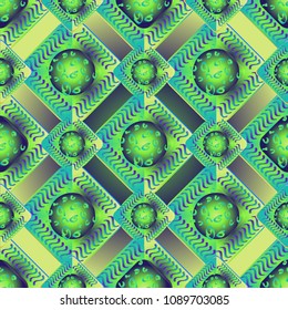 Abstract color seamless pattern for new background.