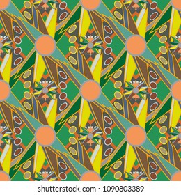 Abstract color seamless pattern for new background.