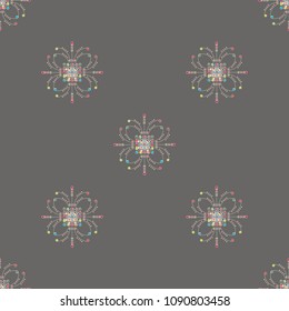 Abstract color seamless pattern for new background.