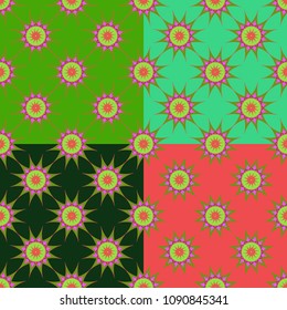 Abstract color seamless pattern for new background.