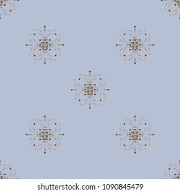 Abstract color seamless pattern for new background.