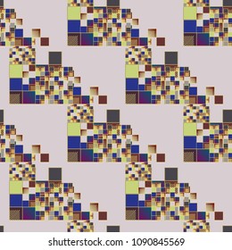 Abstract color seamless pattern for new background.