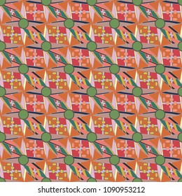 Abstract color seamless pattern for new background.