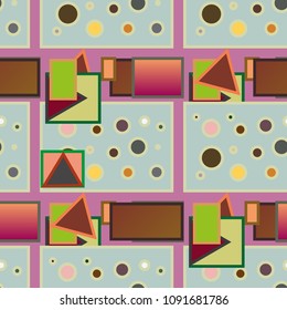 Abstract color seamless pattern for new background.