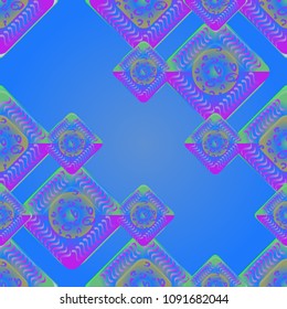 Abstract color seamless pattern for new background.