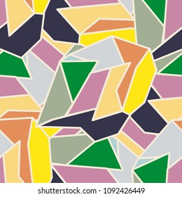 Abstract color seamless pattern for new background.