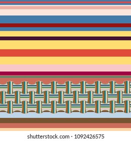 Abstract color seamless pattern for new background.