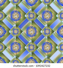 Abstract color seamless pattern for new background.