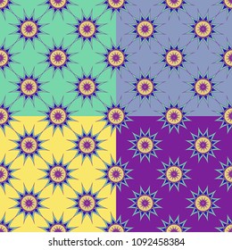 Abstract color seamless pattern for new background.