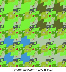 Abstract color seamless pattern for new background.