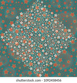 Abstract color seamless pattern for new background.