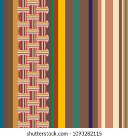 Abstract color seamless pattern for new background.